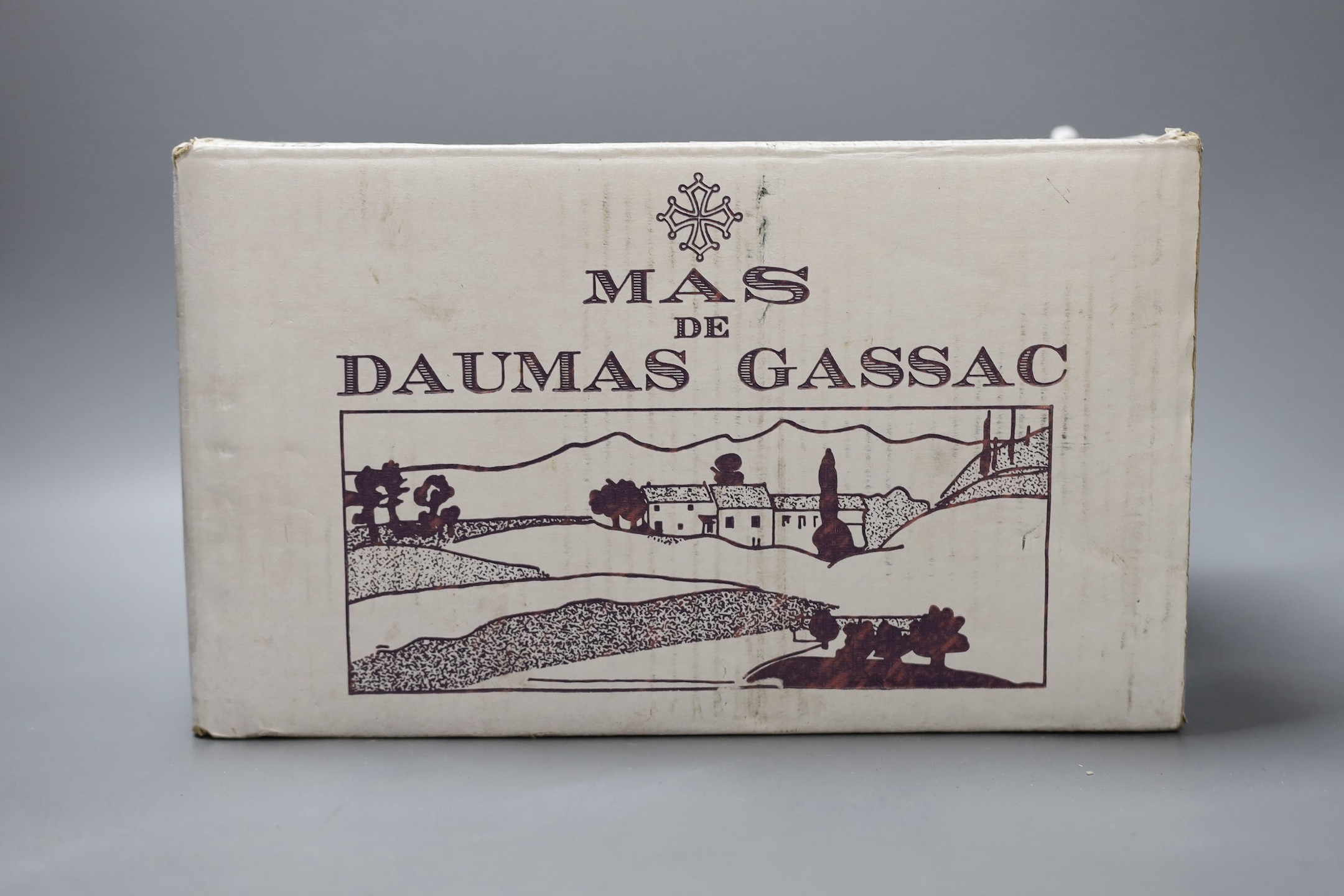 Six bottles of Mas de Daumac Gassac, 1999.